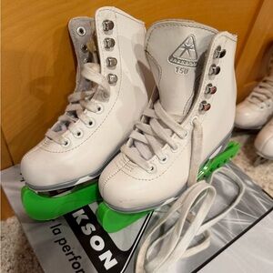 Jackson 150 Classic White Ice Skates size 11 kids